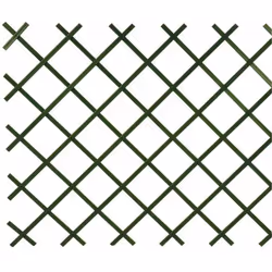 Traliccio estensibile in PVC colore verde Misure: 2 x 1 mt - 3 x 1 mt Traliccio estensibile in PVC di colore verde prodotto d ...