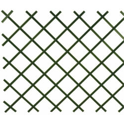 Traliccio Estensibile in pvc Verde Sostegno Plastica Piante Rampicanti 2x1 3x1 - Misure: 2 x 1 mt