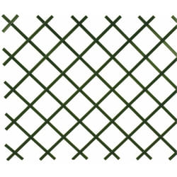 Traliccio Estensibile in pvc Verde Sostegno Plastica Piante Rampicanti 2x1 3x1 - Misure: 3 x 1 mt