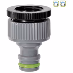 Raccordo rubinetto 1/2-3/4 VerdemaxColore grigio Caratteristiche tecniche Accessori in Dotazione