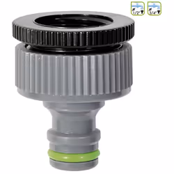 Raccordo rubinetto 3/4-1 VerdemaxColore grigio Caratteristiche tecniche Accessori in Dotazione