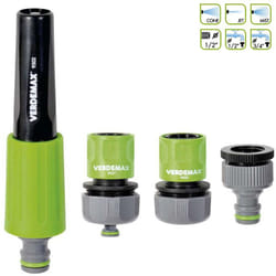 Set lancia e raccordi attacco rubinetto 1/2-3/4 Verdemax