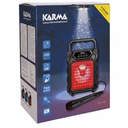 Karma Italiana HPS 44 altoparlante portatile e per feste Nero 12 W - Vista aggiuntiva 6