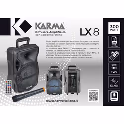 Karma Italiana LX8 altoparlante portatile e per feste Altoparlante da festa Nero 15 W - Vista aggiuntiva 3