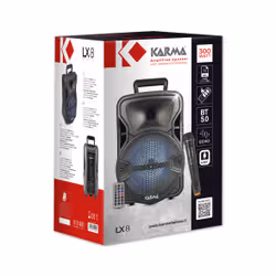 Karma Italiana LX8 altoparlante portatile e per feste Altoparlante da festa Nero 15 W - Vista aggiuntiva 6