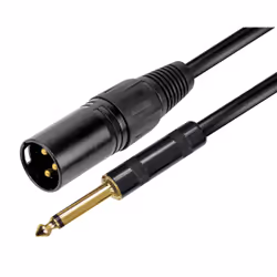 Karma Italiana RDM C185, 6.35mm, Maschio, XLR, Maschio, 5 m, Nero