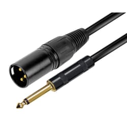 Karma Italiana RDM C185 cavo audio 5 m 6.35mm XLR Nero