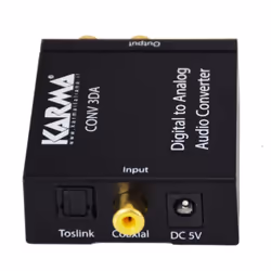 Karma Italiana CONV 3DA convertitore audio Nero - Vista aggiuntiva 5