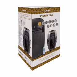 Karma Italiana Tiger 15A Sistema PA indipendente 205 W Nero - Vista aggiuntiva 4