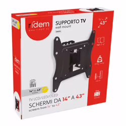 Karma Italiana Supporto per TV da 14" a 43" inclinabile - Vista aggiuntiva 2