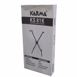 Karma Italiana KS 81K supporto ed elemento di montaggio per strumenti musicali Tastiera Nero - Vista aggiuntiva 2