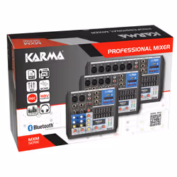 Karma Italiana MXM 06 mixer audio 6 canali 10 - 60000 Hz Nero - Vista aggiuntiva 5