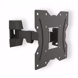 Karma Italiana Supporto per TV da 14" a 43" inclinabile, 109,2 cm (43"), 100 x 100 mm, 200 x 200 mm, -3 - 10°, Acciaio, Nero