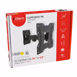Karma Italiana Supporto per TV da 14" a 43" inclinabile