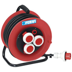 FANTON 14360 bobina avvolgicavo 3 presa(e) AC 30 m