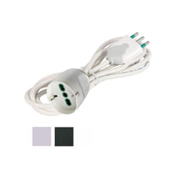 Prolunga m 5 3X1,00 Bianco Presa Schuko 92660 Fme