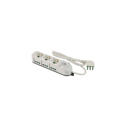 Fanton - multipresa bipasso + schuko + int.lum retail fme • bianco posti 9 2P+T 16A n°xmmq 3X1,5 mt 1,5
