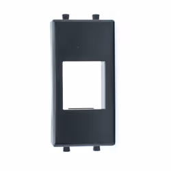 Adattatore Keystone RJ45 Fanton per placche e supporti serie AVE TEKLA 44, colore Nero. Adattatore Keystone RJ45 Fanton per p ...