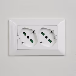 FANTON 42100 presa energia 2 x Type F + Type L Bianco - Vista aggiuntiva 4