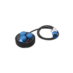 Fanton - Multipresa rotonda professionale 3 prese cee 2P+T 16A 200-250V 6h IP44 cavo 2 m con disgiuntore - 42090