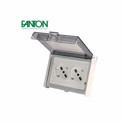 Multipresa universale da incasso OPERA/PLA doppia presa bipasso italo/tedesca 2P+T 16A IP55 precablata per scatola a 3 moduli