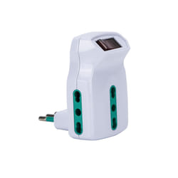 FANTON 87315 adattatore per presa di corrente Tipo L (IT) Bianco