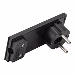 FANTON 80151 presa elettrica Nero 2P+E - Vista aggiuntiva 4