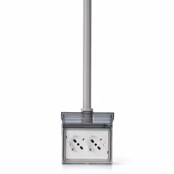FANTON 421021PAR presa energia 2 x Type F + Type L Grigio - Vista aggiuntiva 4
