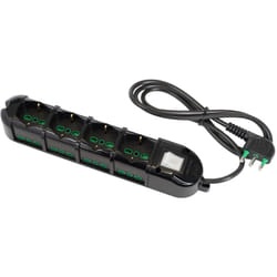 FANTON 481333-B Multipresa elettrica 12 posti con 4 prese universali e 8 prese bivalenti italiane laterali ciabatta spina grande 16A colore nero cavo