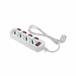 FANTON 474344, 1,5 m, Interno, Tipo L, 2P+T, 0,75 mm², 4 presa(e) AC