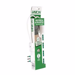 FANTON 47404 prolunghe e multiple 1,5 m 4 presa(e) AC Interno Bianco - Vista aggiuntiva 2