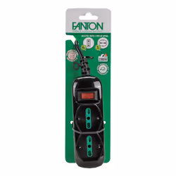 FANTON 474154 prolunghe e multiple 1,5 m 4 presa(e) AC Interno Nero - Vista aggiuntiva 3