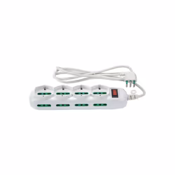FANTON 474184 prolunghe e multiple 1,5 m 8 presa(e) AC Interno Bianco