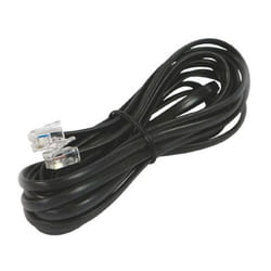 Fanton - Prolunga cavo telefonico 3 Metri 4 Conduttori 6/4 Nero 21281
