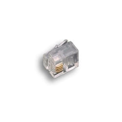 Plug telefonico Fanton rj11 6/4 contatti dorati - 22290