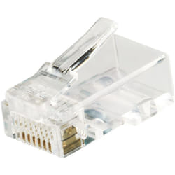 Spina rj45 categoria 5e utp trasparente Fanton 23720