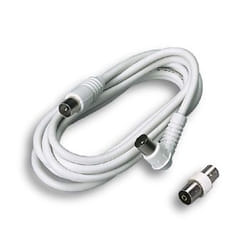 Garanti 36060-G cavo coassiale 2 m Bianco
