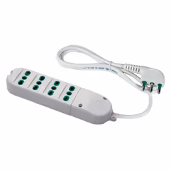 FANTON 41020, 1,5 m, Tipo L, Bianco, 4 presa(e) AC, Bianco