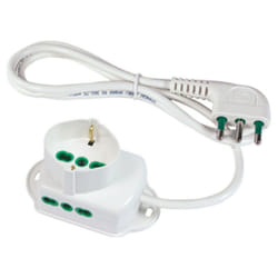 FANTON 42105 prolunghe e multiple 1,5 m 3 presa(e) AC Bianco