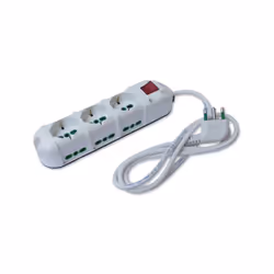 FANTON 42122, 9 presa(e) AC, Tipo L, 16 A, Bianco, Tipo L, 1,5 m