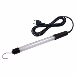 Lampada portatile Fanton fluorescente con le seguenti caratteristiche: Lunghezza cavo: 5 metri Sezione e tipo cavo: 2x0,75 H0 ...