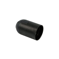 Portalampada E27 Liscia Nero