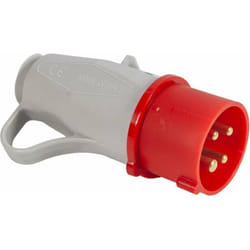 Spina mobile 3P+T 16A 400V 6h, IP44 a vite