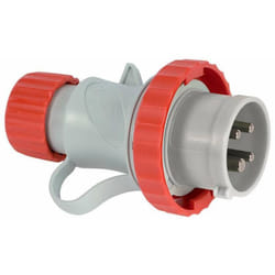 Spina mobile 3P+T 16A 400V 6h, IP67 cablaggio rapido