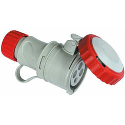 Presa mobile 3P+T 16A 400V 6h, IP67 cablaggio rapido