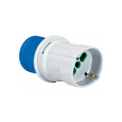 Adattatore Spina Cee 2P+T con Presa 2P+T Schuko 73100 Fme