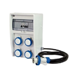 Fanton - quadro elettrico distribuzione asc ulisse spina 4x2p+t 16a 220v per cantiere 74320