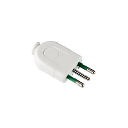 Spina Mobile Bianco 2P+T 10A 80015