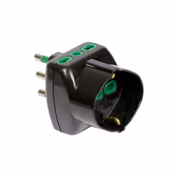 FANTON 82241, Tipo L (IT), Tipo L (IT), 16 A, Nero, P17, S17
