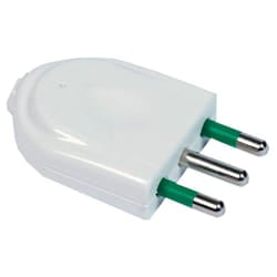 Spina dritta Fanton 2P+T 16A S17 bianca 82520-E